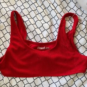NWT Size L Frankies Bikini Top